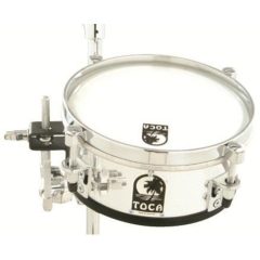 Toca  Drumset Add-Ons Acrylic Mini Timbales  Smoke