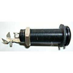 Beépíthető jack aljzat ,fekete, sztereo